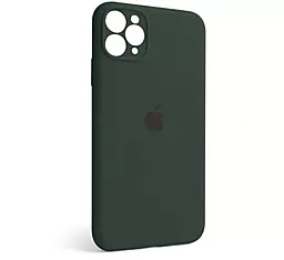 {"ru": "Чехол", "uk": "Чохол"} Silicone Case Full Camera for Apple iPhone 11 Pro Atrovirens Green
