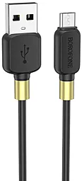 Кабель Borofone BX59 USB-A - micro USB 12w 2.4a 1м cable Black