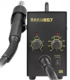 Паяльная станция турбинная, термофен Baku BK-857 (фен, 350Вт) - фото Паяльная станция турбинная, термофен Baku BK-857 (фен, 350Вт)
