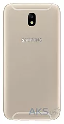 Задняя крышка корпуса Samsung Galaxy J7 2017 J730F со стеклом камеры Original Gold