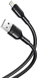 Кабель XO NB212 USB-A - Lightning 10.5w 1м cable Black - фото Кабель XO NB212 USB-A - Lightning 10.5w 1м cable Black