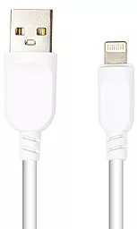 Кабель PowerPlant USB-A - Lightning 12w 3a 1м cable White (CA911196) - фото Кабель PowerPlant USB-A - Lightning 12w 3a 1м cable White (CA911196)