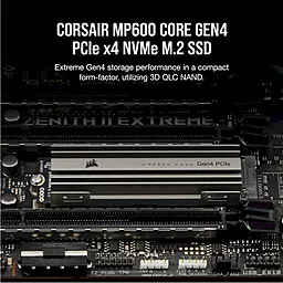 SSD Накопитель Corsair Force MP600 Core 1TB M.2 NVMe (CSSD-F1000GBMP600COR) - миниатюра 5