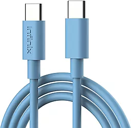 Кабель USB PD Infinix XDC33 60W 3A USB Type-C - Type-C Cable Blue