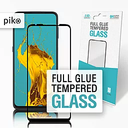 Защитное стекло Piko Full Glue для Moto G9 Plus Черное (1283126505768)