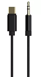 Аудио кабель Cablexpert AUX mini Jack 3.5 мм - USB Type-C M/M cable 1.5 м black (CCA-CM3.5M-1.5M) - фото Аудио кабель Cablexpert AUX mini Jack 3.5 мм - USB Type-C M/M cable 1.5 м black (CCA-CM3.5M-1.5M)