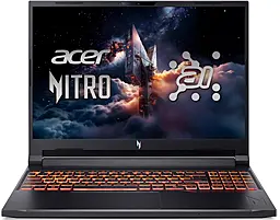 Ноутбук Acer Nitro V 16 ANV16-61 16" WUXGA IPS, AMD R5-340, 16GB, F512GB, NVD4050-6, Lin, чорний - фото Ноутбук Acer Nitro V 16 ANV16-61 16" WUXGA IPS, AMD R5-340, 16GB, F512GB, NVD4050-6, Lin, чорний