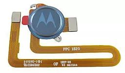 Шлейф Motorola Moto G8 Power XT2041 со сканером отпечатка пальца Capri Blue
