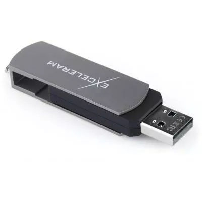 Флешка Exceleram 8GB P2 Series USB 2.0 (EXP2U2GB08) Gray - фото 1