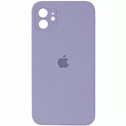 Чехол Silicone Case Full Camera для Apple IPhone 12  Lavender Grey