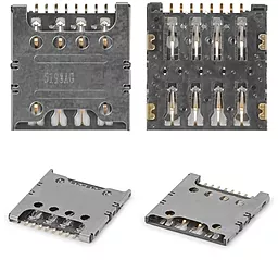 Конектор SIM-карти Huawei Ascend G630-U00 / Ascend G630-U10 / Ascend G630-U251 Original - фото Конектор SIM-карти Huawei Ascend G630-U00 / Ascend G630-U10 / Ascend G630-U251 Original