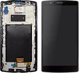 Дисплей LG G4 Stylus (H540, H542, H630, H630D, H631, H635, MS631, LS770) с тачскрином и рамкой, Black