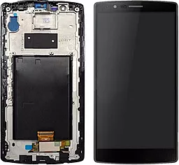 Дисплей LG G4 Stylus (H540, H542, H630, H630D, H631, H635, MS631, LS770) с тачскрином и рамкой, Black - фото Дисплей LG G4 Stylus (H540, H542, H630, H630D, H631, H635, MS631, LS770) с тачскрином и рамкой, Black