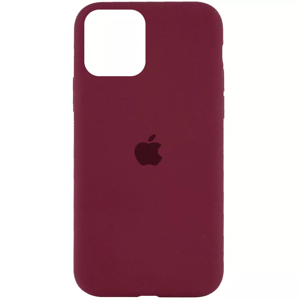 Чехол Silicone Case Full для Apple iPhone 11 Pro Max Plum - фото 1