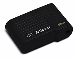 Флешка Kingston DataTraveler Micro 8GB (DTMC/8GB) Black - мініатюра 2