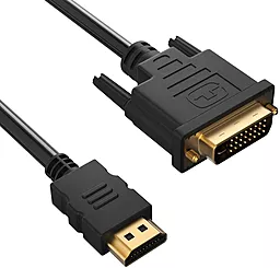 Видеокабель MediaRange HDMI - DVI М-М 2 м 24+1 Black (MRCS118) - миниатюра 2