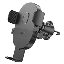 Держатель Hoco H18 Mighty One-button Air Outlet Black - фото Держатель Hoco H18 Mighty One-button Air Outlet Black