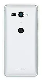 Задняя крышка корпуса Sony Xperia XZ2 Compact H8324 со стеклом камеры Original Silver - фото Задняя крышка корпуса Sony Xperia XZ2 Compact H8324 со стеклом камеры Original Silver