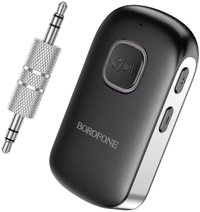 Bluetooth адаптер Borofone BC42 Car AUX BT Receiver Black - фото 4