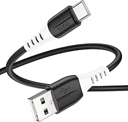 USB Кабель Hoco X82 Silicone USB Type-C Cable Black - мініатюра 2