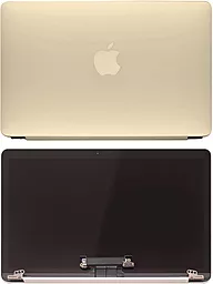 Матрица для ноутбука Apple MacBook 12 A1534 (2016-2017), в сборе с крышкой и рамкой, оригинал, Gold - фото Матрица для ноутбука Apple MacBook 12 A1534 (2016-2017), в сборе с крышкой и рамкой, оригинал, Gold