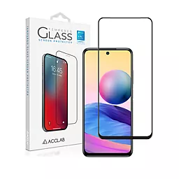 Защитное стекло ACCLAB Full Glue для Xiaomi Redmi Note 10 5G Black (1283126513190)