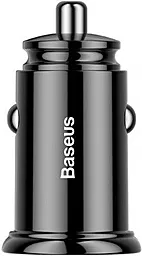 Автомобільний зарядний пристрій з швидкою зарядкою Baseus Circular Plastic 30W PPS USB-A-C Black (CCALL-YS01) - мініатюра 5