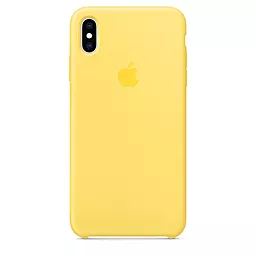 Чехол Apple Silicone Case PB для Apple iPhone XS Max Canary Yellow