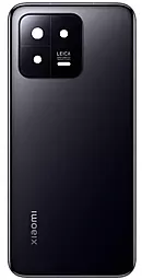 Задня кришка корпусу Xiaomi 13 зі склом камери Black - фото Задня кришка корпусу Xiaomi 13 зі склом камери Black