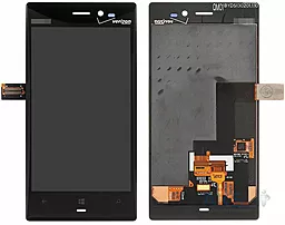 Дисплей Nokia Lumia 928 Verizon с тачскрином, Black - фото Дисплей Nokia Lumia 928 Verizon с тачскрином, Black