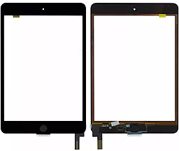 Сенсор (тачскрин) Apple iPad Mini 4 (A1538, A1550, полный комплект с кнопкой Home) Black - фото Сенсор (тачскрин) Apple iPad Mini 4 (A1538, A1550, полный комплект с кнопкой Home) Black