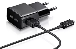 Мережевий зарядний пристрій Samsung Galaxy Note N7100 + Micro USB Black (ETA-U90EBEGSTD)