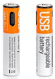 Аккумулятор ColorWay AAA / HR03 590mAh USB Type-C 2шт (CW-UBAAA-09)