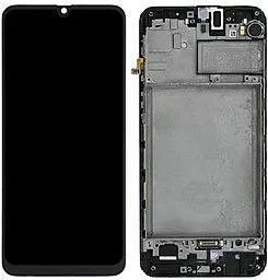 Дисплей Samsung Galaxy M31 M315 з тачскріном і рамкою, (TFT), Black