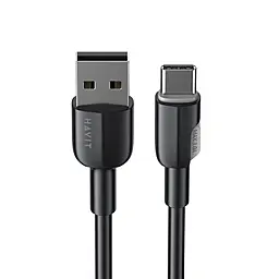 Кабель Havit CB307C USB-A - Type-C 15w 3a 1м cable Black - мініатюра 2 Кабель Havit CB307C USB-A - Type-C 15w 3a 1м cable Black - мініатюра 2