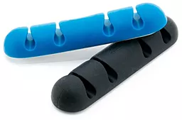 Органайзер для кабелей ExtraDigital Cable Clips CC-957 Black / Blue (KBC1700) - фото Органайзер для кабелей ExtraDigital Cable Clips CC-957 Black / Blue (KBC1700)