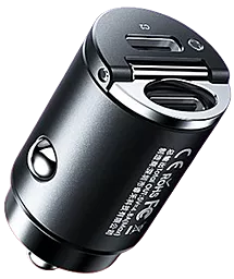 Автомобильное зарядное устройство Remax RCC-332 Tanya Pro Series 2 USB-C QC/PD 30W Black