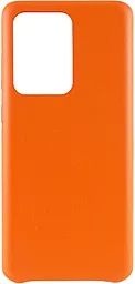 Чехол 1TOUCH AHIMSA PU Leather Samsung G988 Galaxy S20 Ultra Orange