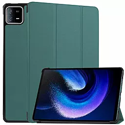 Чехол для планшета BeCover Smart Case для Xiaomi Mi Pad 6, Mi Pad 6 Pro 11" Dark Green (709493) - фото Чехол для планшета BeCover Smart Case для Xiaomi Mi Pad 6, Mi Pad 6 Pro 11" Dark Green (709493)