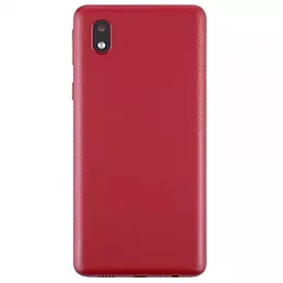 Задняя крышка корпуса Samsung Galaxy A01 Core A013 со стеклом камеры Red