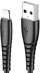 Кабель Charome C20-03 USB-A - Lightning 12w 2.4a 1м cable Black - фото Кабель Charome C20-03 USB-A - Lightning 12w 2.4a 1м cable Black
