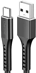 USB Кабель Charome C22-02 15W 3A USB Type-C Cable Black