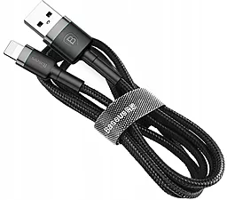 Кабель USB Baseus Kevlar 2M Lightning Cable Black (CALKLF-CG1)