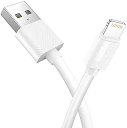 Кабель T-PHOX Nets T-L801 USB-A - Lightning 12w 2.4a 1.2м cable White - миниатюра 2 Кабель T-PHOX Nets T-L801 USB-A - Lightning 12w 2.4a 1.2м cable White - миниатюра 2