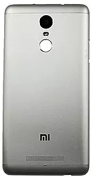 Задняя крышка корпуса Xiaomi Redmi Note 3 MediaTek со стеклом камеры Grey - фото Задняя крышка корпуса Xiaomi Redmi Note 3 MediaTek со стеклом камеры Grey