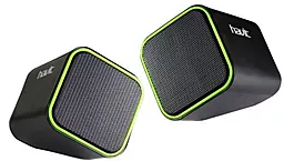 Колонки акустические Havit HV-SK473 Black/Green - фото Колонки акустические Havit HV-SK473 Black/Green