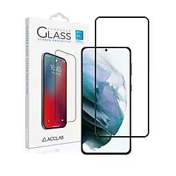 Захисне скло ACCLAB Full Glue для Samsung G996 Galaxy S21 Plus Black (1283126510502)