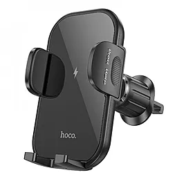 Автотримач з бездротовою зарядкою Hoco HW4 Journey Black