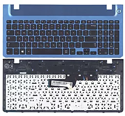 Клавиатура для ноутбука Samsung 355V5C 350V5C NP355V5C NP355V5C-A01 с топ панелью черная/синяя