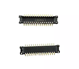Роз'єм дисплея Samsung Galaxy Ace 2 i8160 2*25pin 0,4mm - фото Роз'єм дисплея Samsung Galaxy Ace 2 i8160 2*25pin 0,4mm